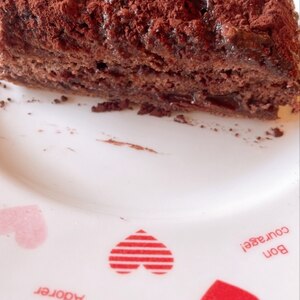 ホットケーキミックスで簡単濃厚♡生チョコケーキ